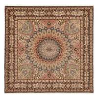 Persisk matta - Tabriz - Royal - 263 x 252 cm - mörk beige