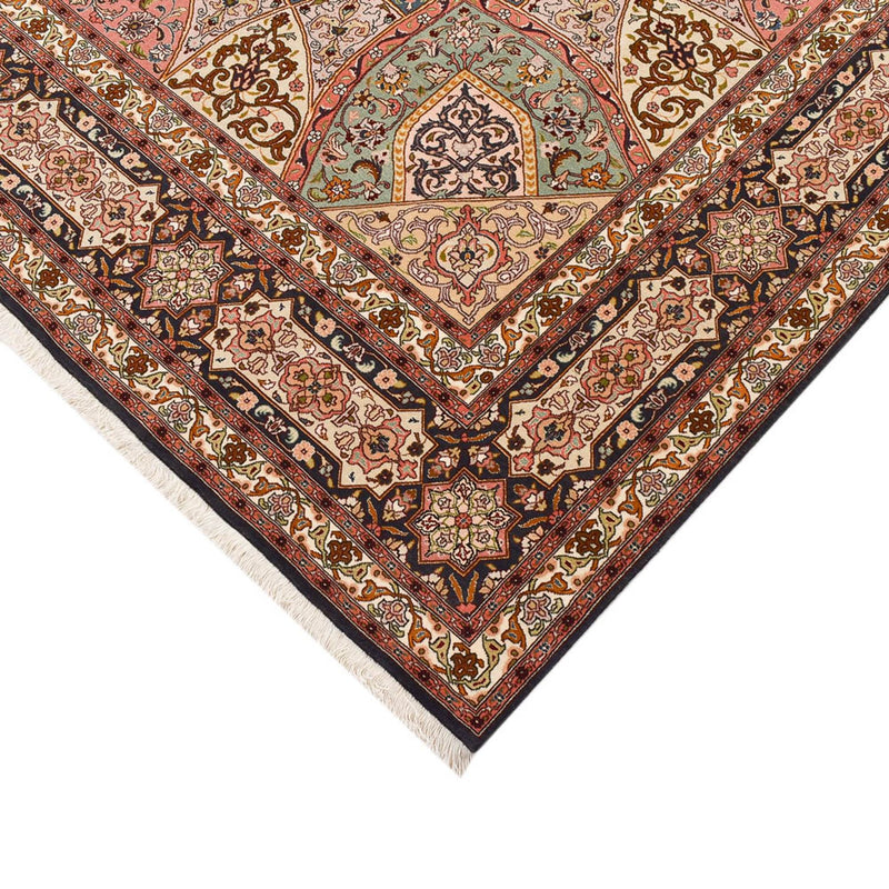 Persisk matta - Tabriz - Royal - 263 x 252 cm - mörk beige