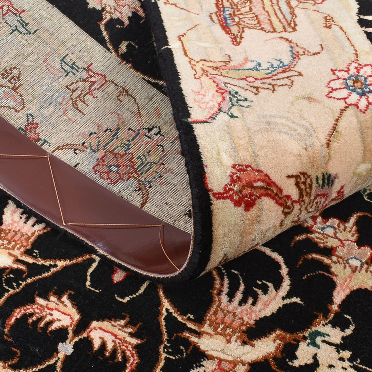 Runner Persisk matta - Tabriz - Royal - 204 x 100 cm - mörkblå