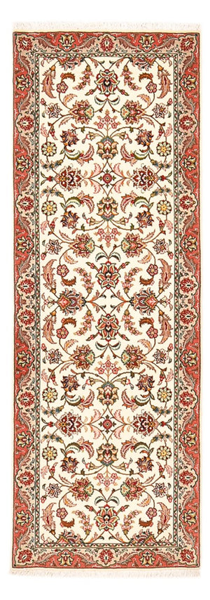 Runner Persisk matta - Tabriz - Royal - 202 x 69 cm - grädde
