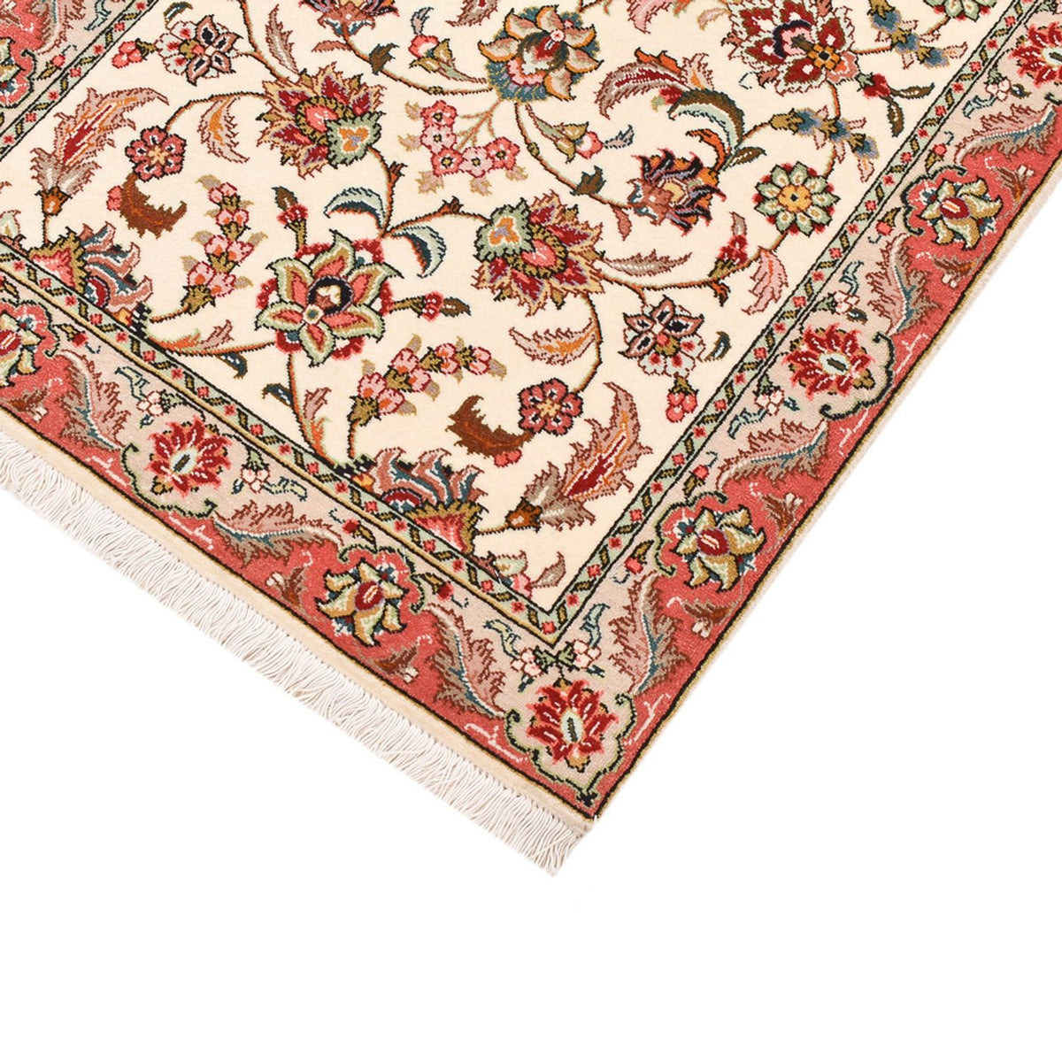 Runner Persisk matta - Tabriz - Royal - 202 x 69 cm - grädde