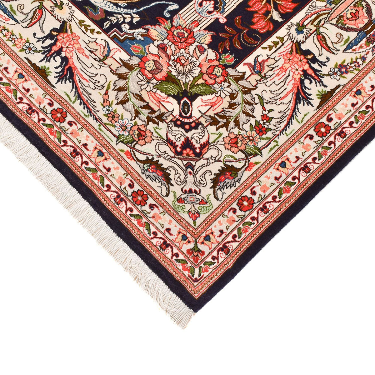 Persisk matta - Tabriz - Premium - 196 x 150 cm - flerfärgad