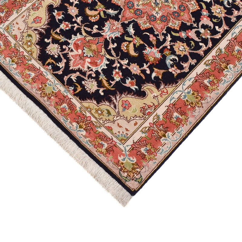 Runner Persisk matta - Tabriz - Premium - 308 x 74 cm - mörkblå