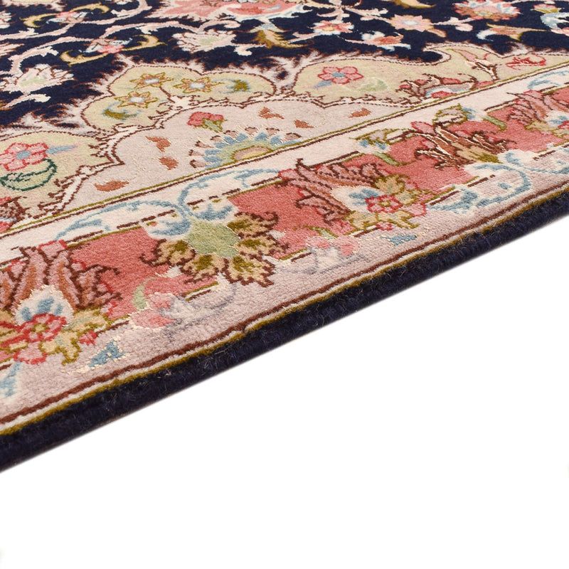 Runner Persisk matta - Tabriz - Premium - 308 x 74 cm - mörkblå