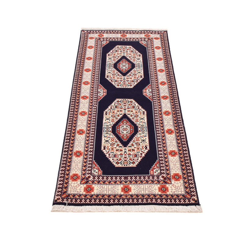Runner Persisk matta - Tabriz - Premium - 186 x 72 cm - mörkblå