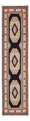 Runner Persisk matta - Tabriz - Premium - 300 x 73 cm - mörkblå