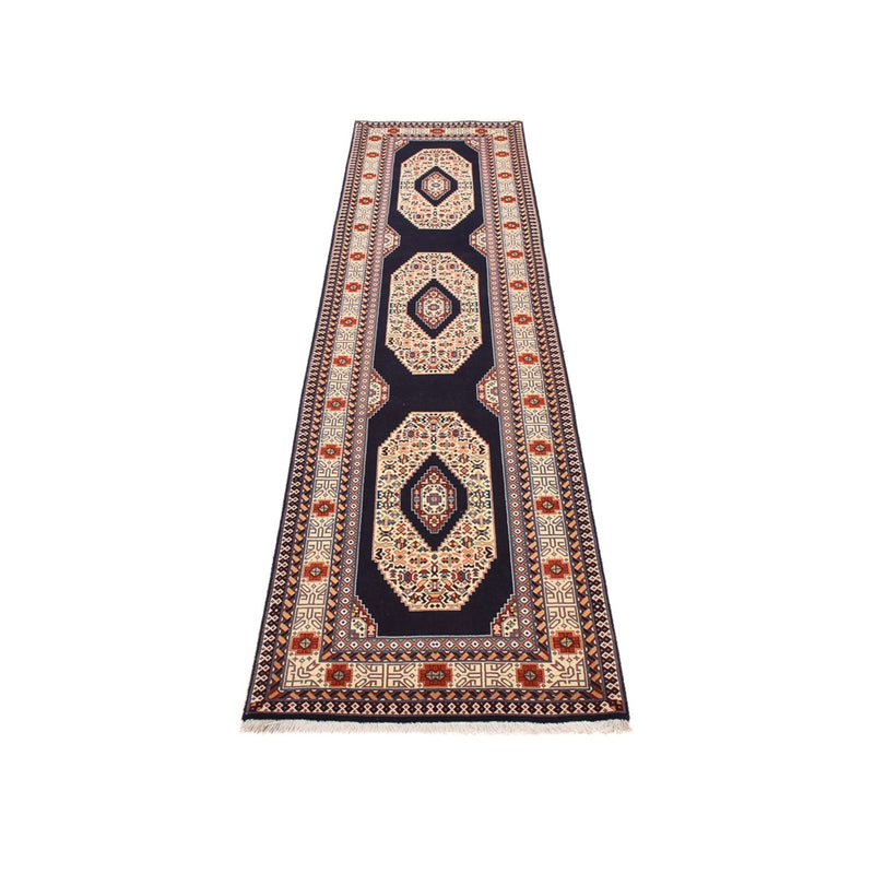 Runner Persisk matta - Tabriz - Premium - 300 x 73 cm - mörkblå