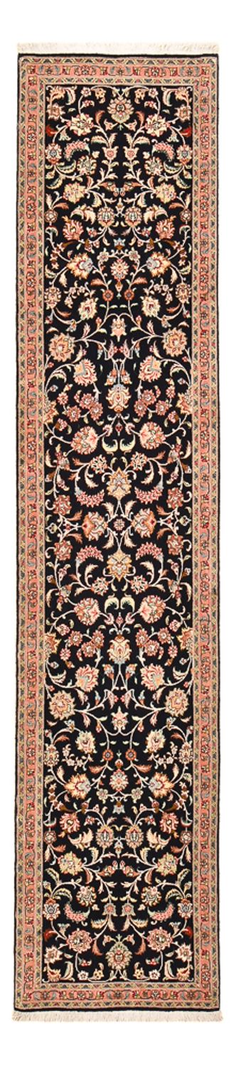 Runner Persisk matta - Tabriz - Premium - 300 x 66 cm - mörkblå