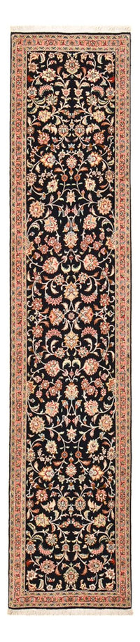 Runner Persisk matta - Tabriz - Premium - 300 x 66 cm - mörkblå