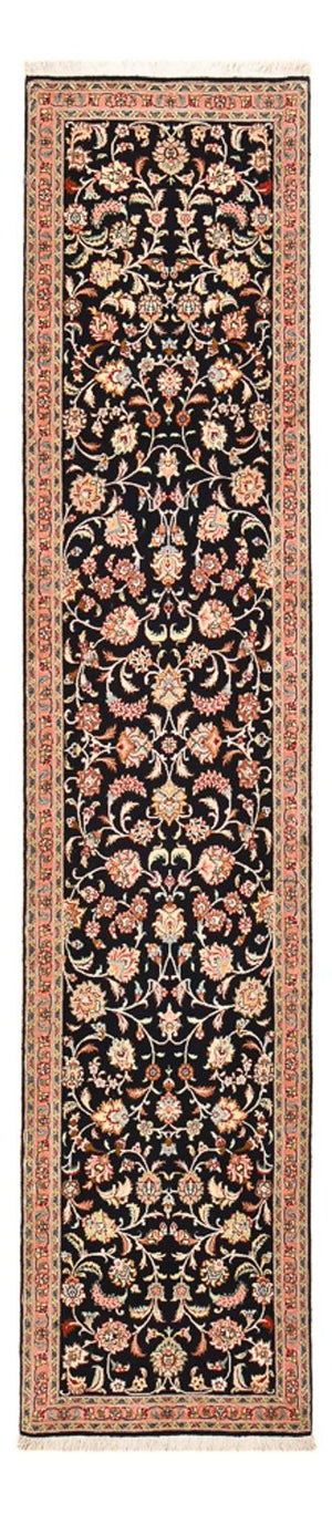 Runner Persisk matta - Tabriz - Premium - 300 x 66 cm - mörkblå