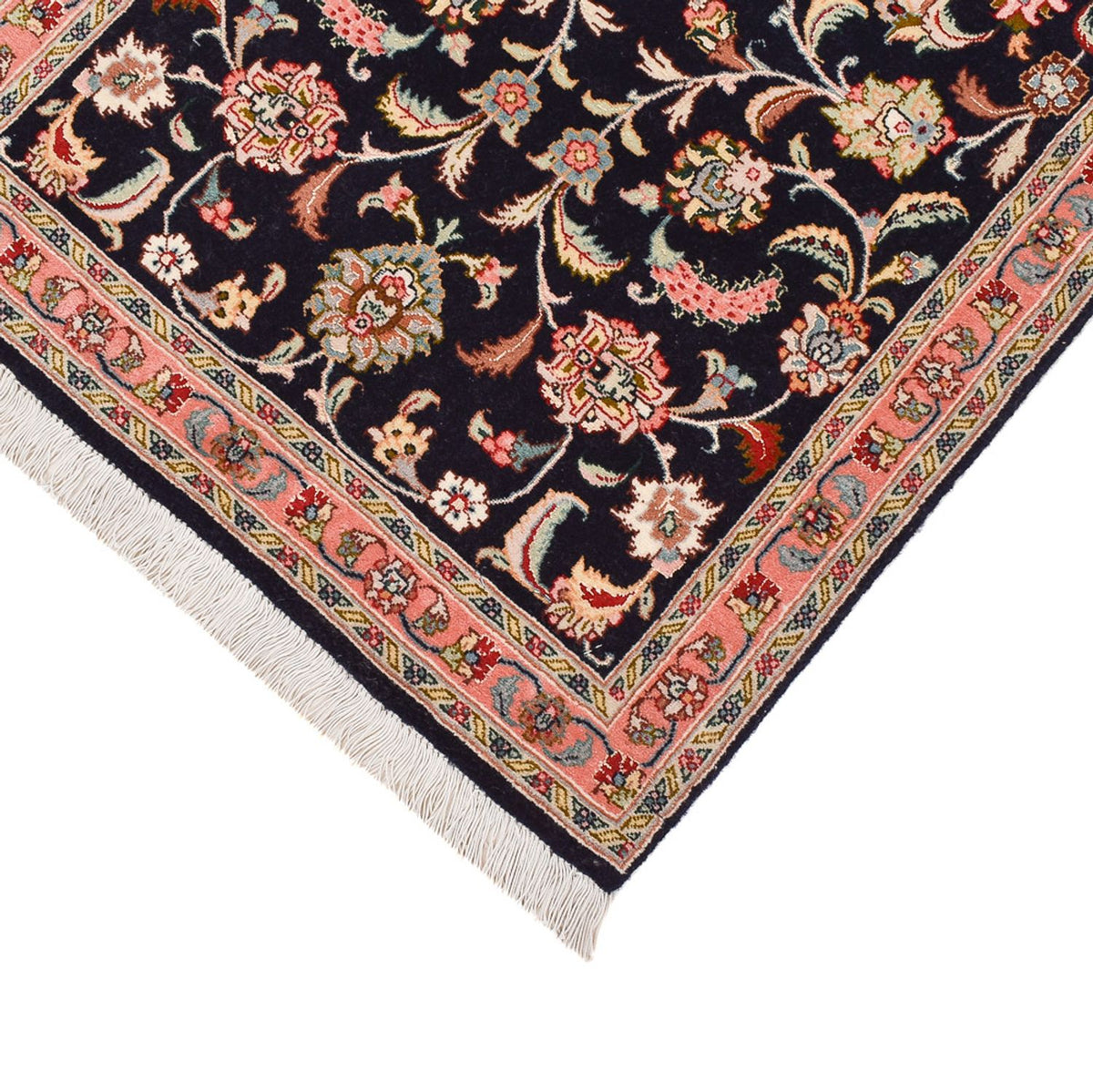 Runner Persisk matta - Tabriz - Premium - 300 x 66 cm - mörkblå