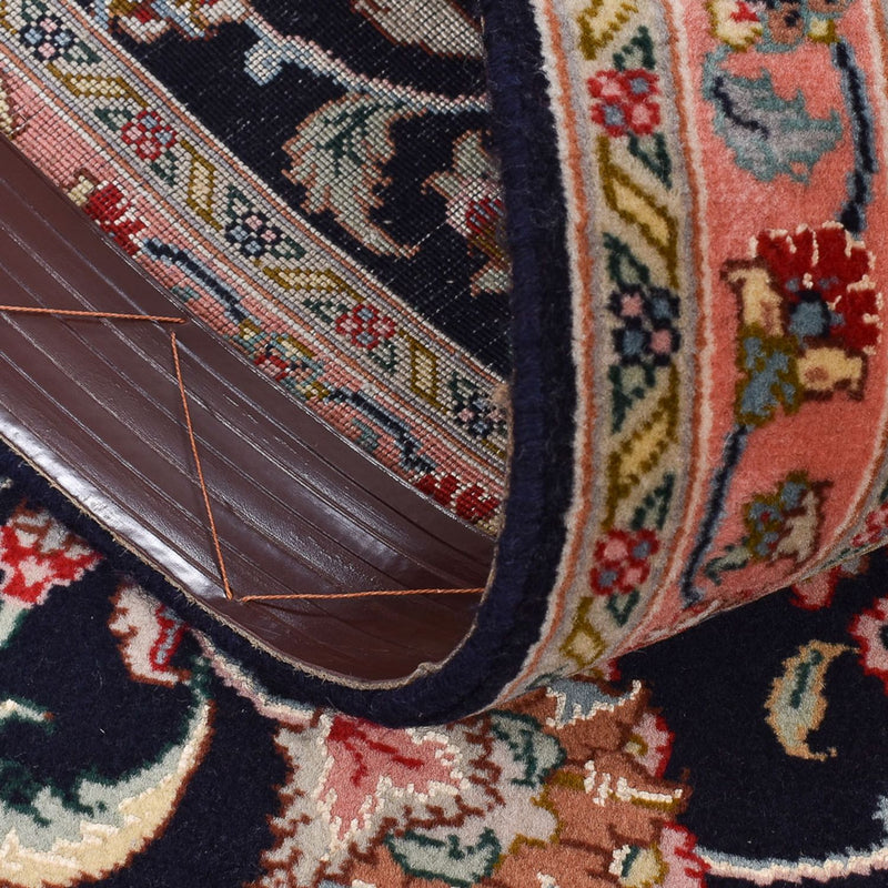 Runner Persisk matta - Tabriz - Premium - 300 x 66 cm - mörkblå