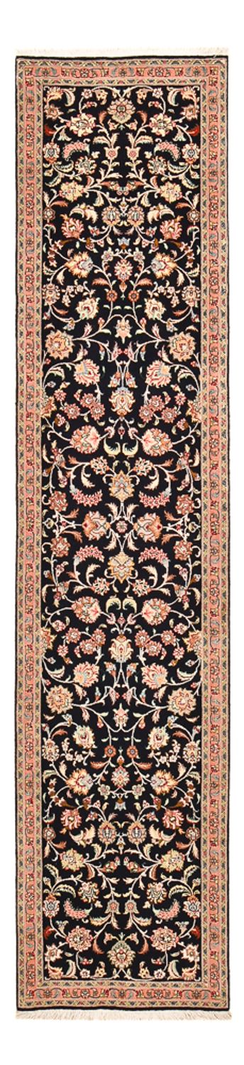 Runner Persisk matta - Tabriz - Premium - 300 x 67 cm - mörkblå