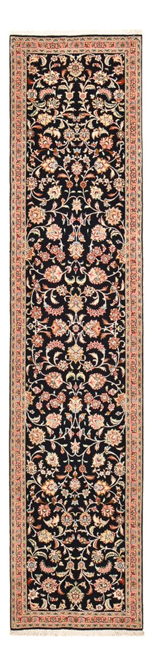 Runner Persisk matta - Tabriz - Premium - 300 x 67 cm - mörkblå