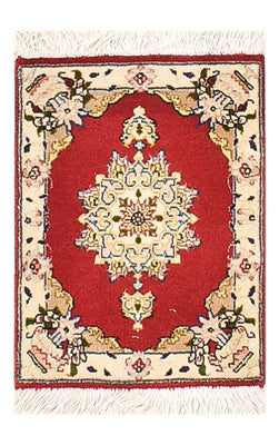 Persisk matta - Tabriz - Premium - 40 x 30 cm - röd