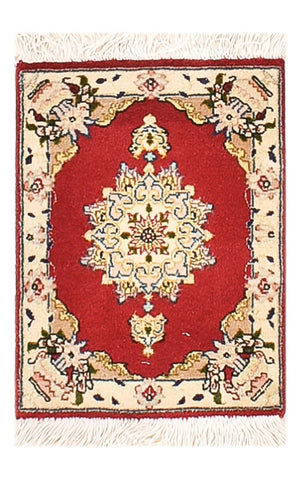 Persisk matta - Tabriz - Premium - 40 x 30 cm - röd
