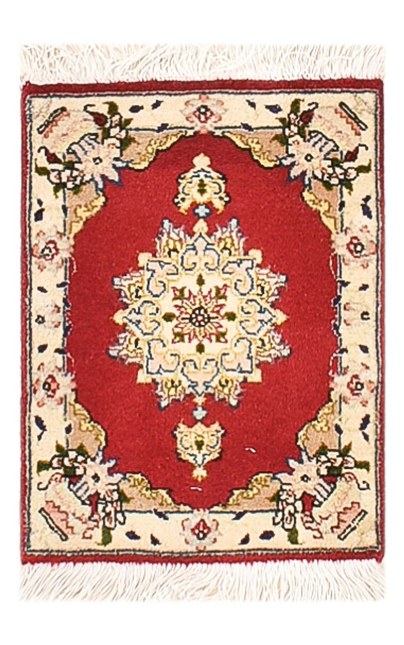 Persisk matta - Tabriz - Premium - 40 x 30 cm - röd