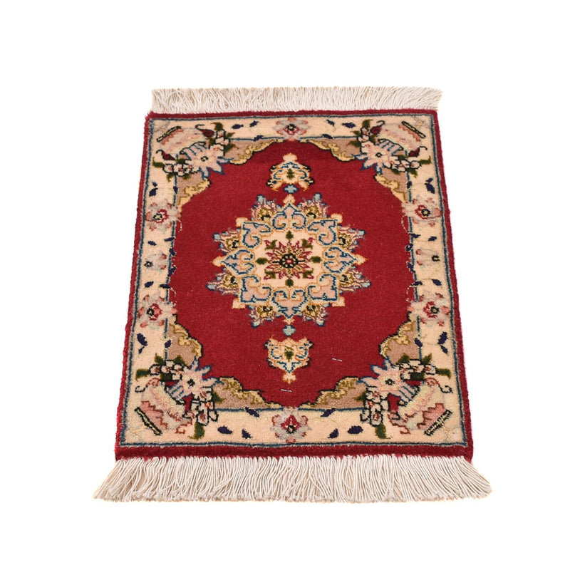 Persisk matta - Tabriz - Premium - 40 x 30 cm - röd