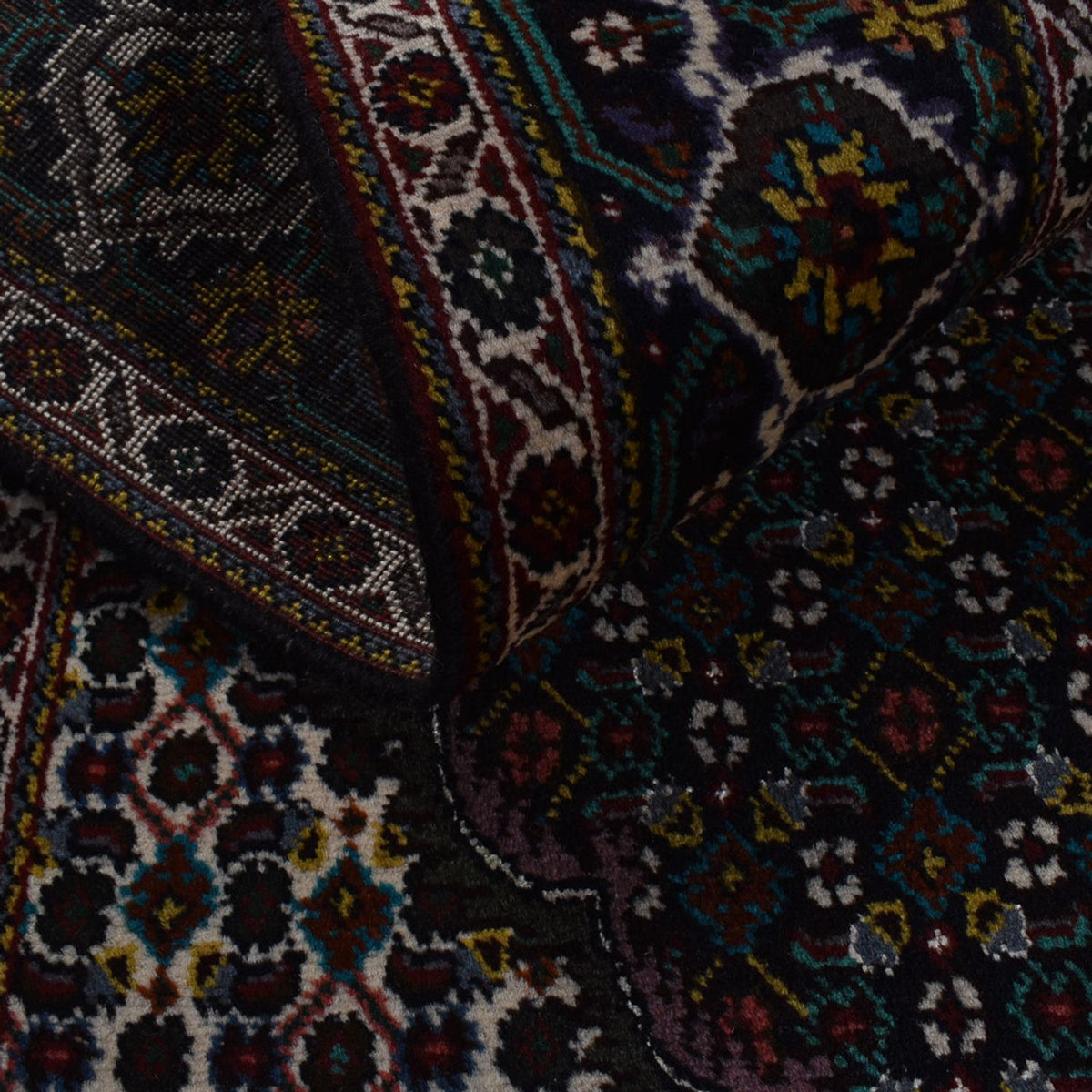 Persisk matta - Tabriz - Royal - 208 x 150 cm - mörkbrun