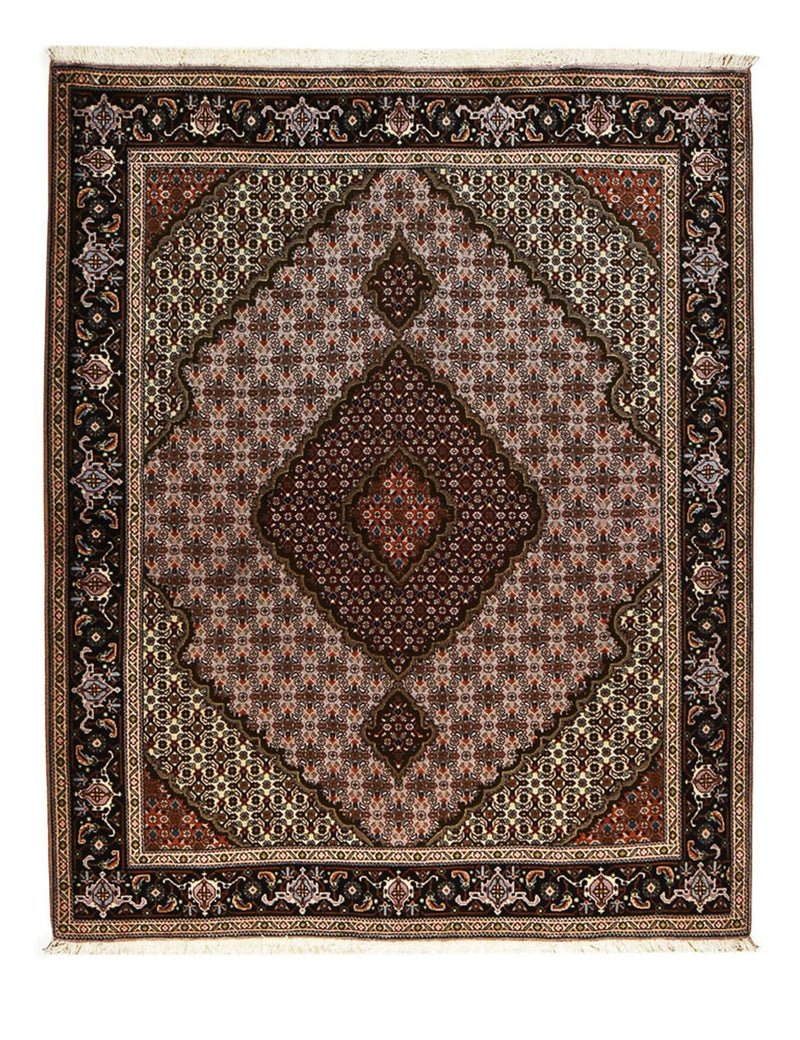Persisk matta - Tabriz - Royal - 197 x 156 cm - ljusröd