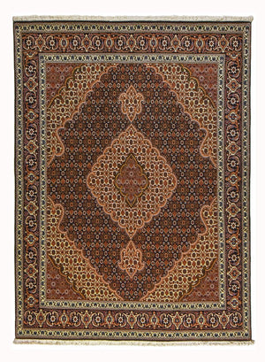 Persisk matta - Tabriz - Royal - 202 x 152 cm - brun