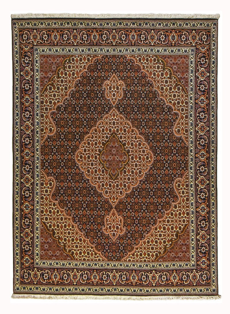 Persisk matta - Tabriz - Royal - 202 x 152 cm - brun
