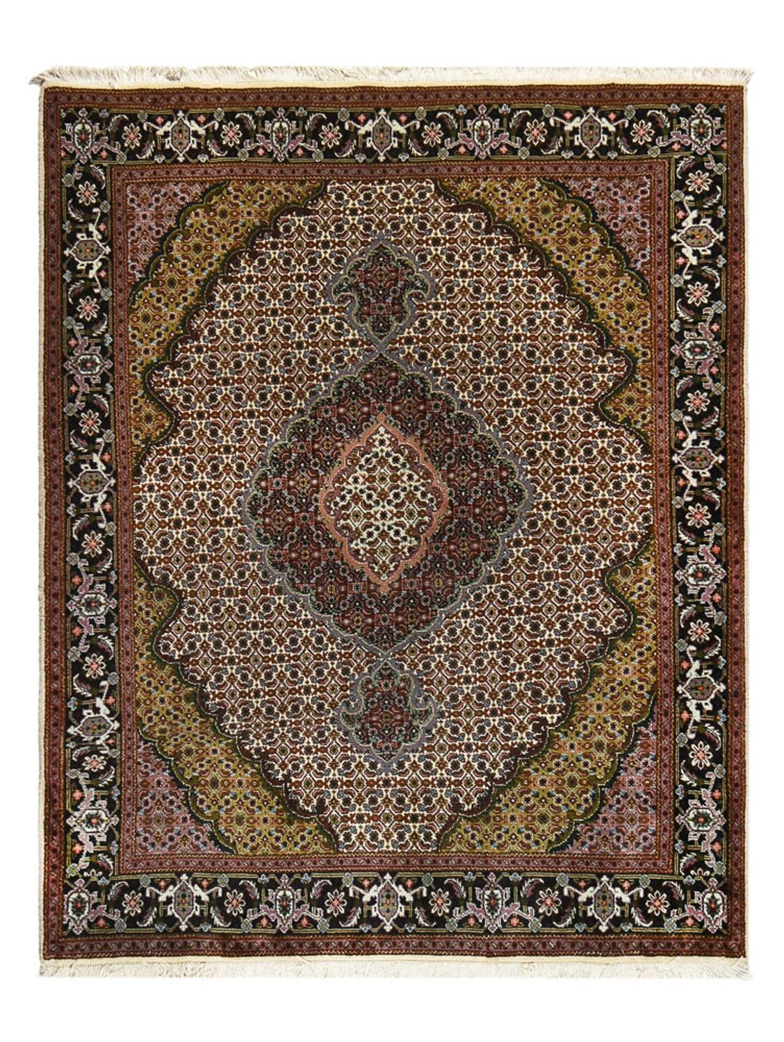 Persisk matta - Tabriz - Royal - 196 x 155 cm - flerfärgad
