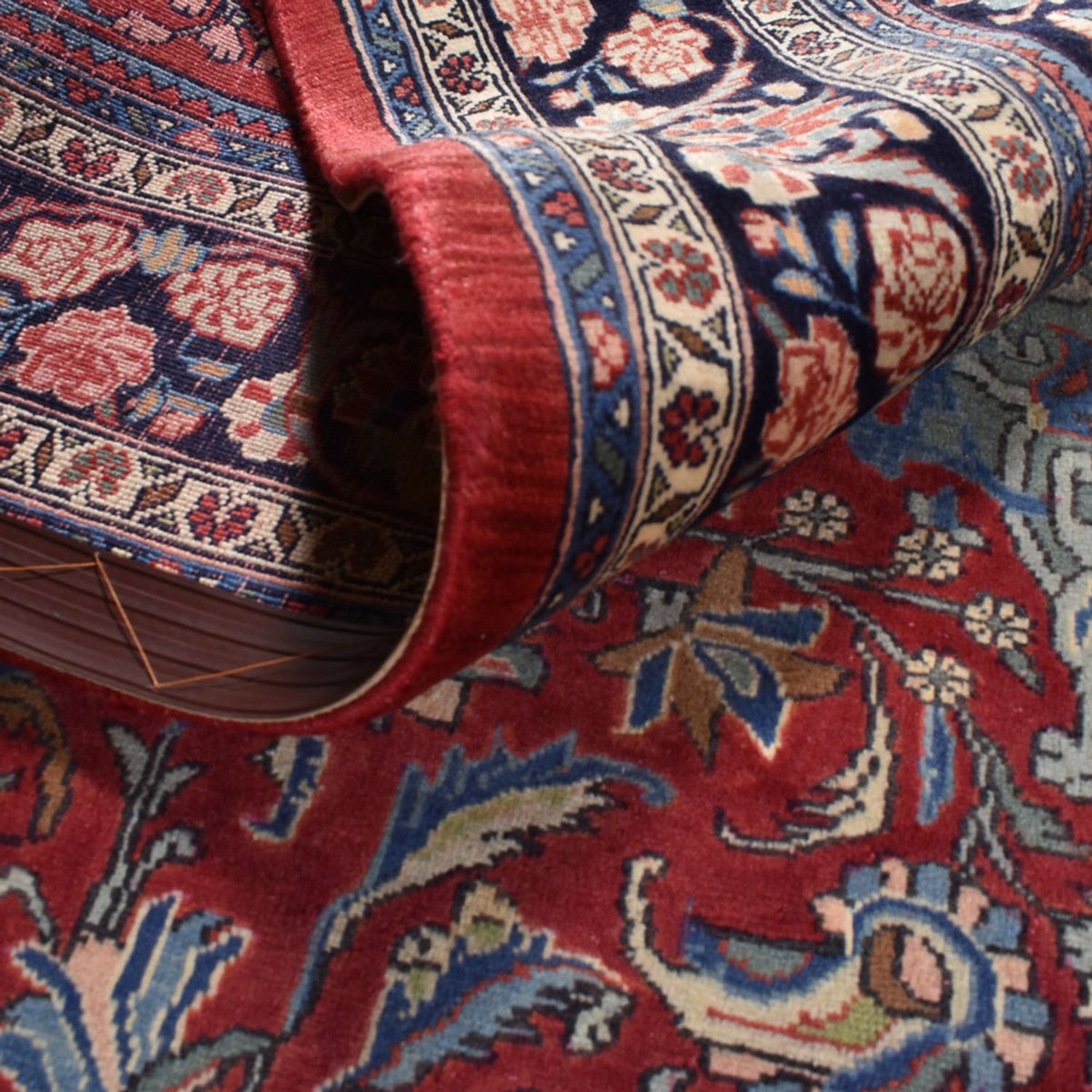 Persisk matta - Bijar - 295 x 220 cm - röd