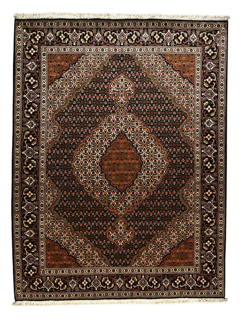 Persisk matta - Tabriz - Royal - 205 x 153 cm - mörkbrun