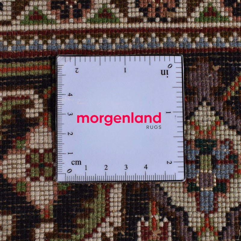 Persisk matta - Tabriz - Royal - 205 x 153 cm - mörkbrun