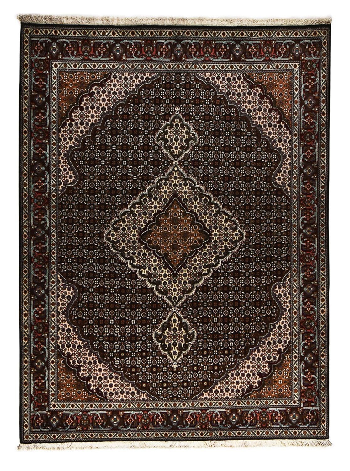 Persisk matta - Tabriz - Royal - 207 x 154 cm - antracit