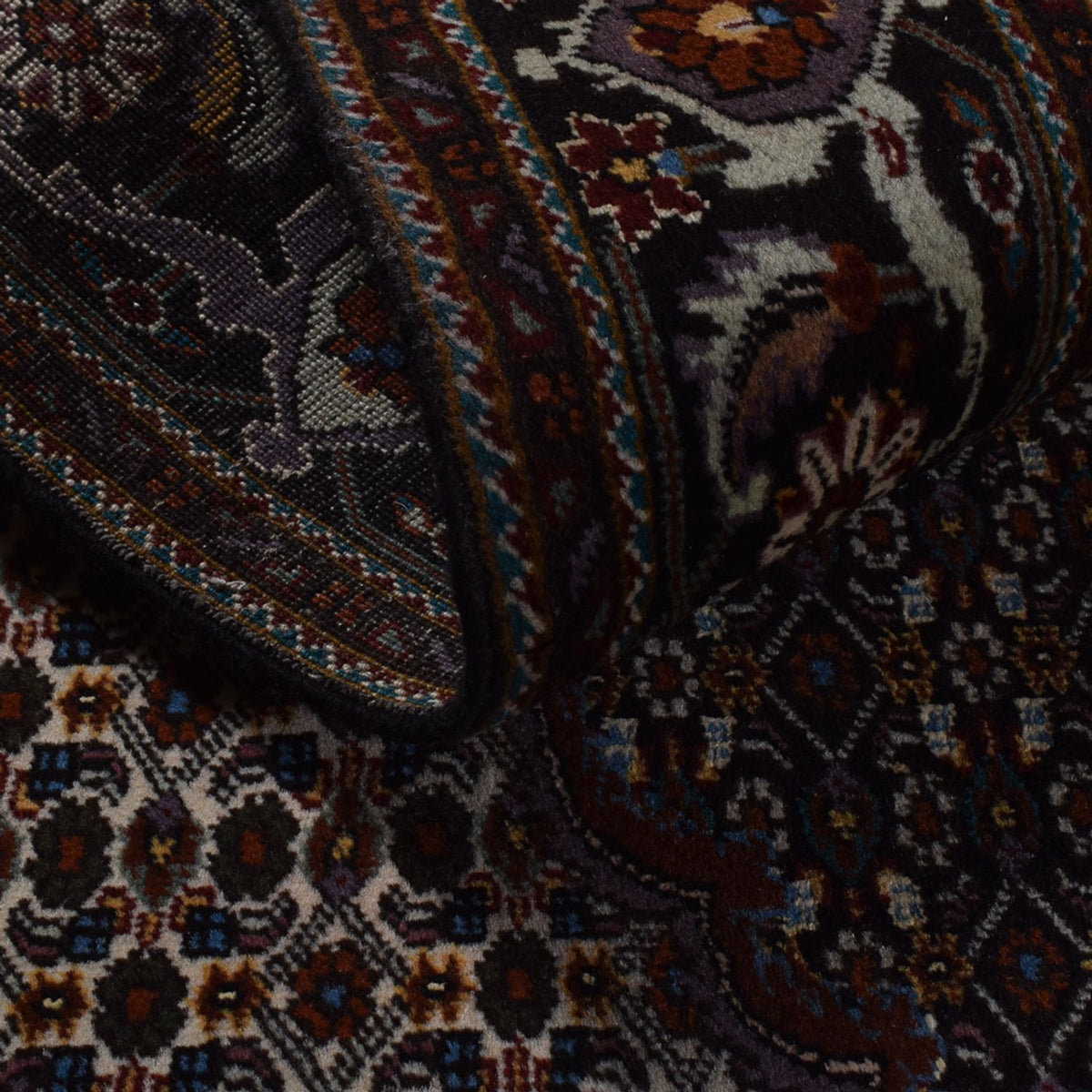 Persisk matta - Tabriz - Royal - 206 x 158 cm - antracit