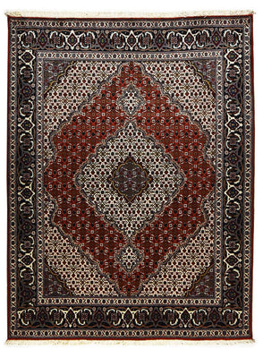 Persisk matta - Tabriz - Royal - 200 x 154 cm - röd