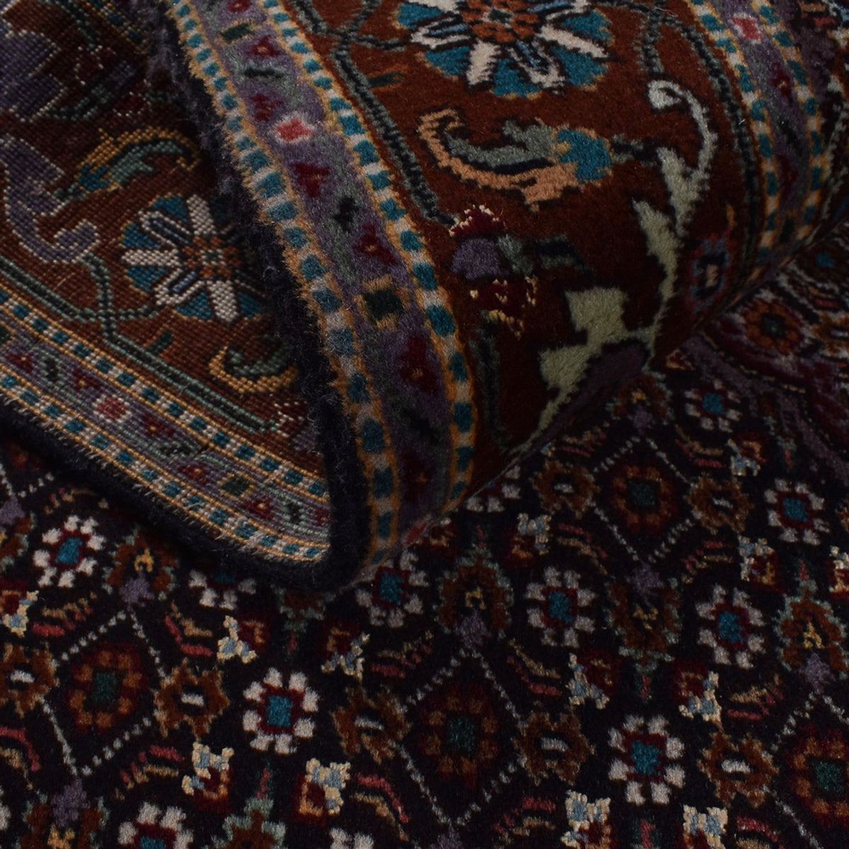 Persisk matta - Tabriz - Royal - 204 x 150 cm - antracit