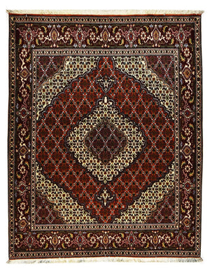 Persisk matta - Tabriz - Royal - 200 x 155 cm - mörkröd