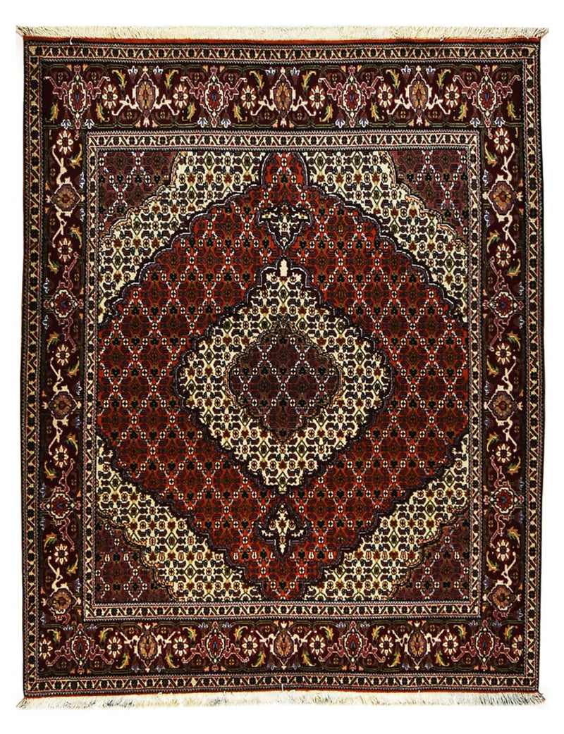 Persisk matta - Tabriz - Royal - 200 x 155 cm - mörkröd