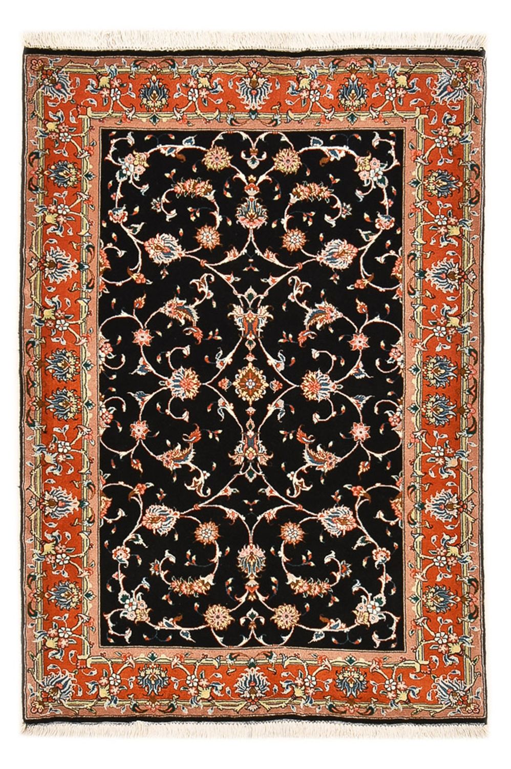 Persisk matta - Tabriz - Royal - 150 x 102 cm - mörkblå
