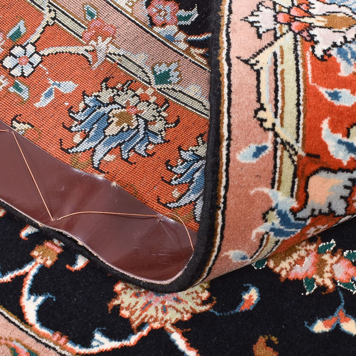 Persisk matta - Tabriz - Royal - 150 x 102 cm - mörkblå