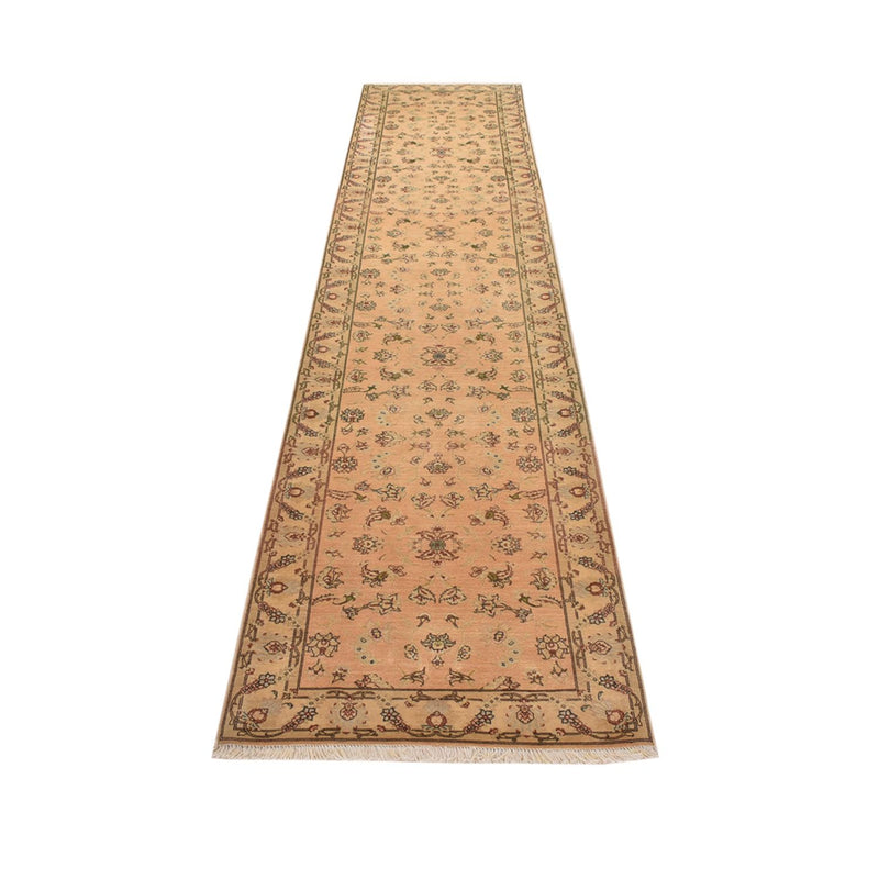 Runner Persisk matta - Tabriz - Royal - 376 x 80 cm - guld