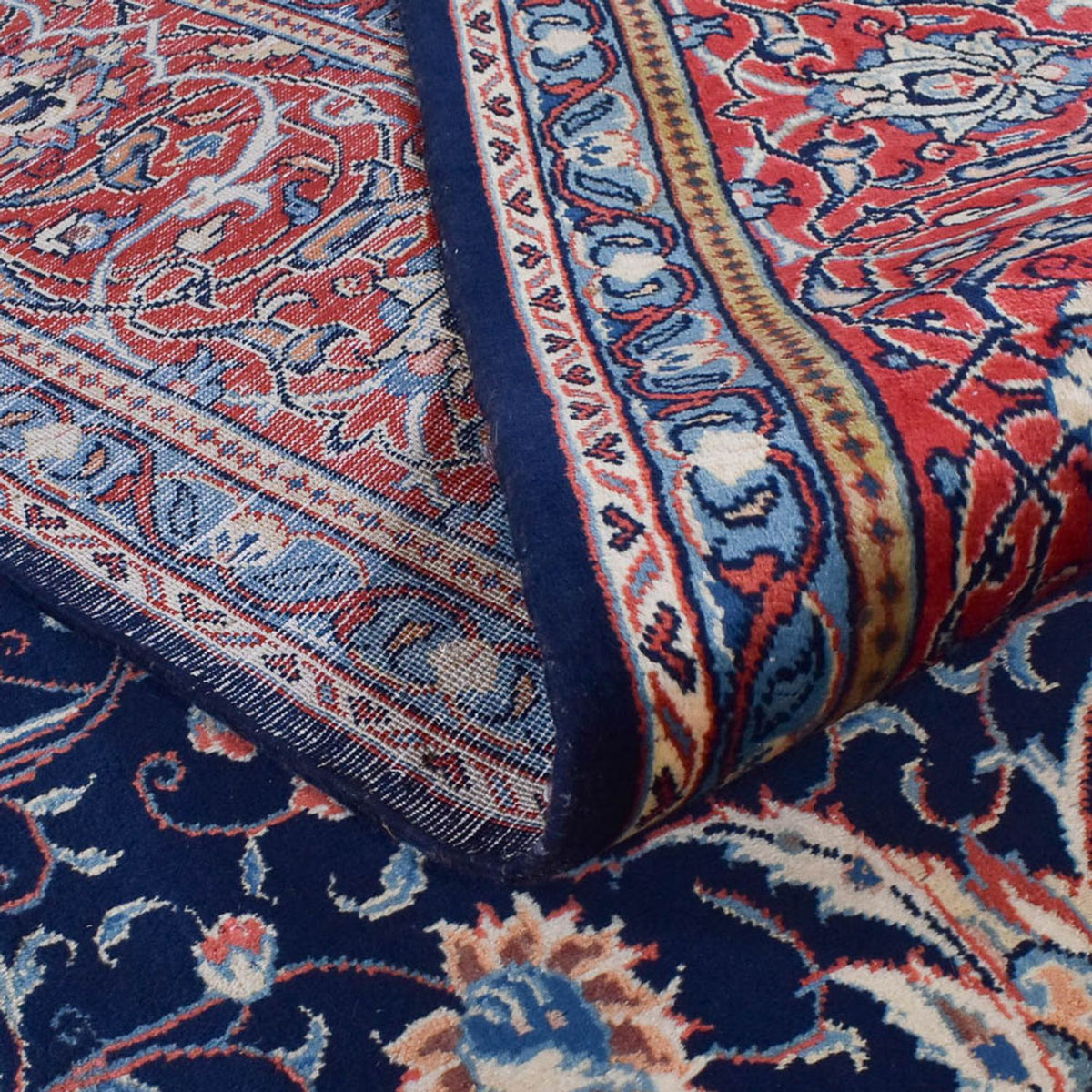 Persisk matta - Classic - 377 x 283 cm - mörkblå