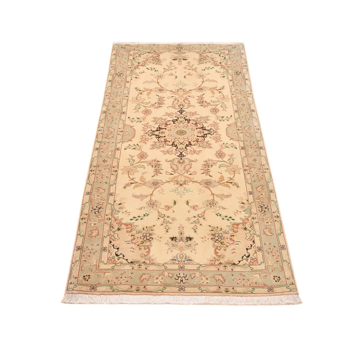 Runner Persisk matta - Tabriz - Royal - 205 x 81 cm - beige