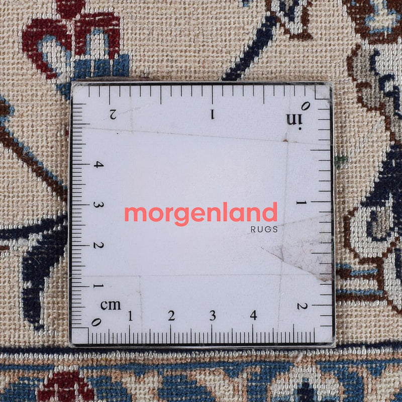 Persisk matta - Nain - Premium kvadrat  - 342 x 340 cm - mörkblå