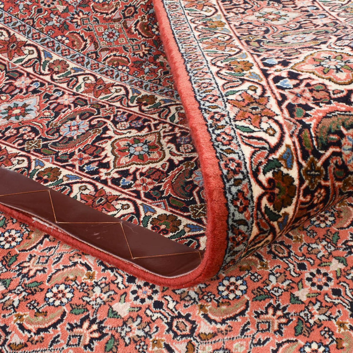 Persisk matta - Bijar särskild form  - 393 x 205 cm - rost