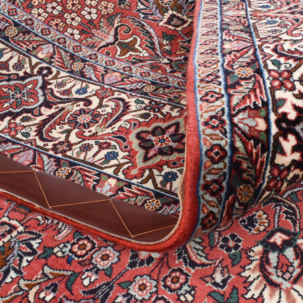 Persisk matta - Bijar särskild form  - 394 x 203 cm - rost