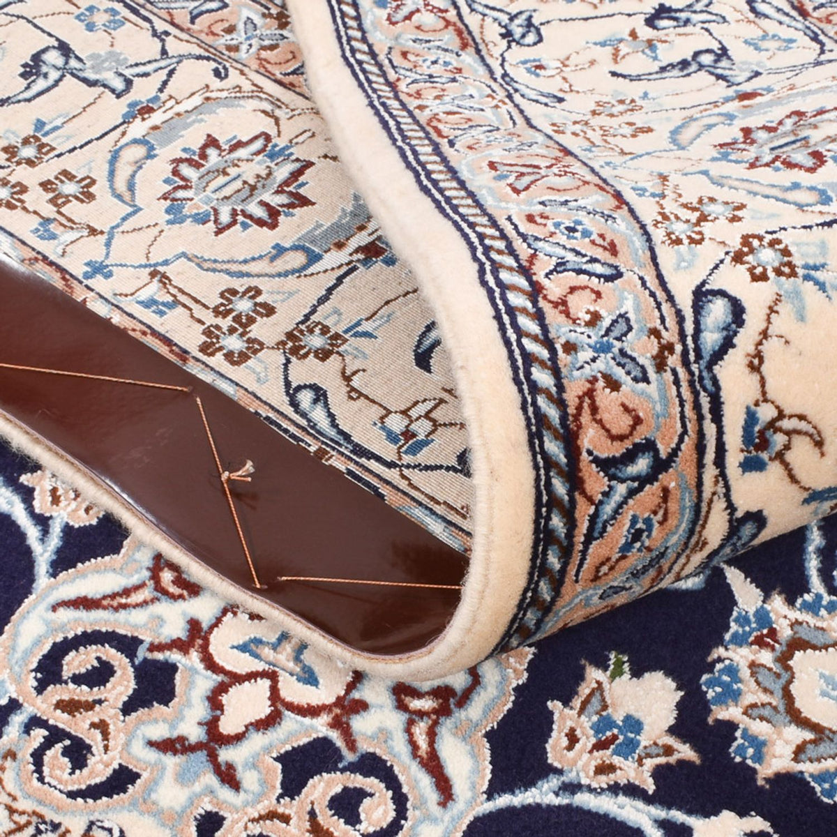 Persisk matta - Nain - Premium - 198 x 131 cm - mörkblå