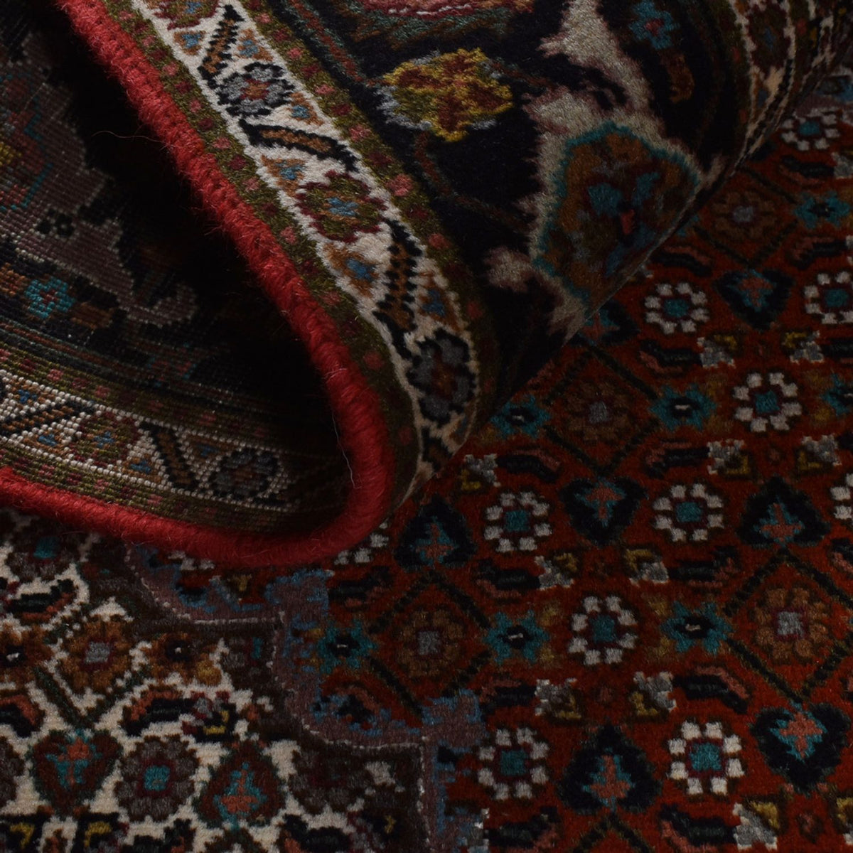 Persisk matta - Tabriz - Royal - 198 x 151 cm - ljusröd