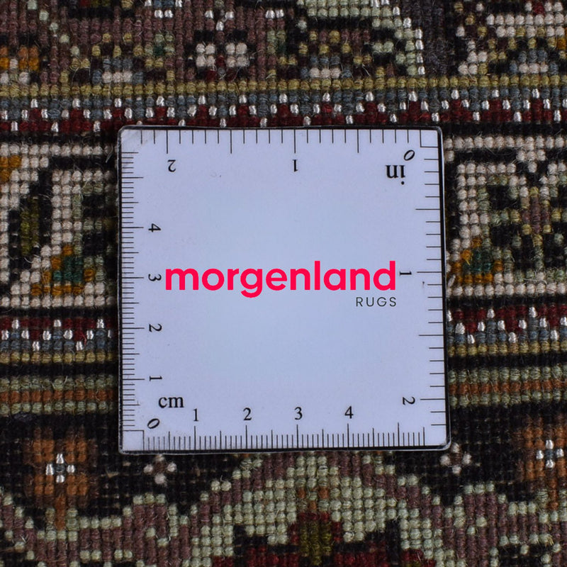 Persisk matta - Tabriz - Royal - 202 x 154 cm - mörkröd