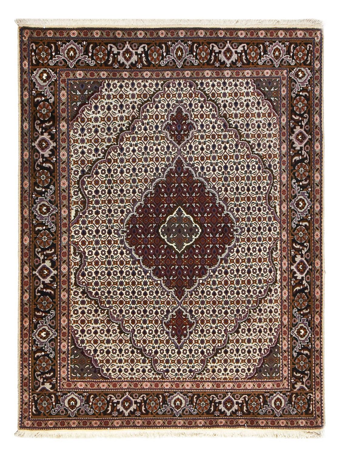 Persisk matta - Tabriz - Royal - 202 x 152 cm - grädde
