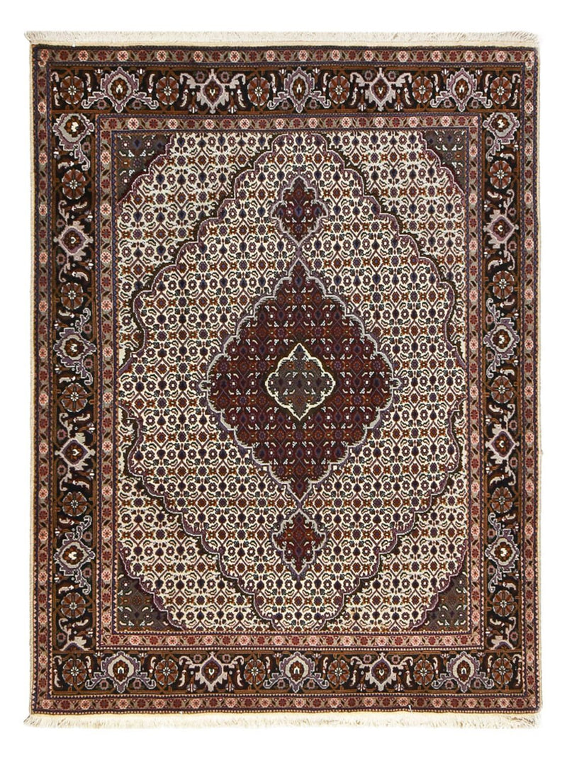 Persisk matta - Tabriz - Royal - 202 x 152 cm - grädde
