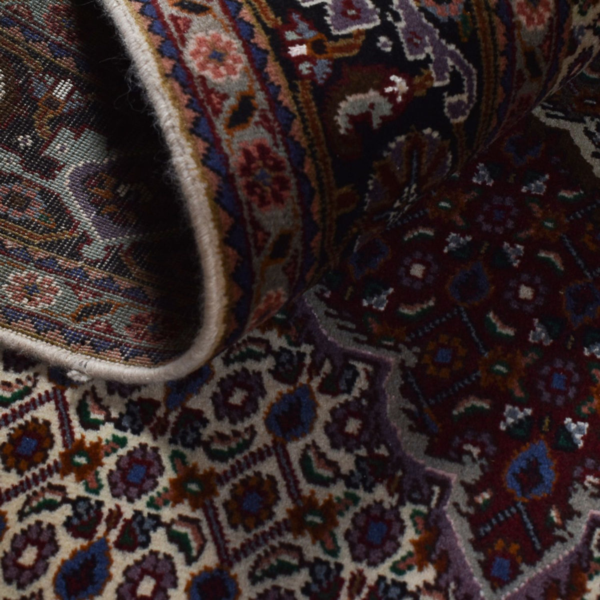 Persisk matta - Tabriz - Royal - 202 x 152 cm - grädde